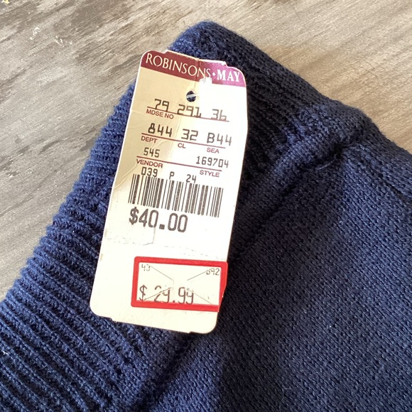 NWT vintage JohnPaulRichard Deep Blue Pants - Picture 10 of 12